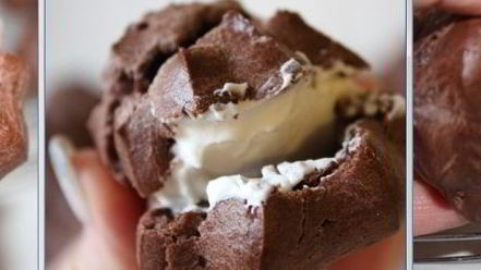 Рецепт шоколадных профитролей со сливочно-шоколадным кремом