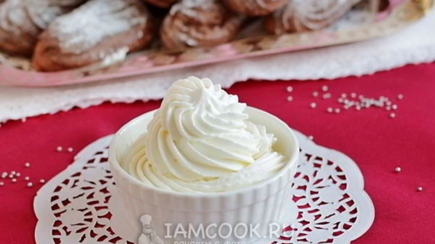 Рецепт сливочного крема для эклеров