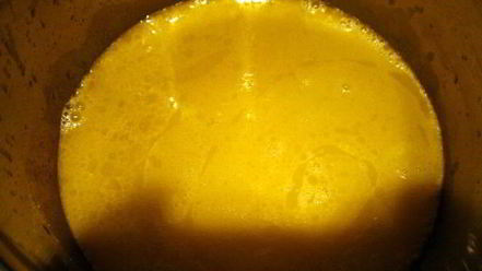 Рецепт торта с профитролями и хурмой