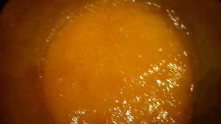 Рецепт торта с профитролями и хурмой