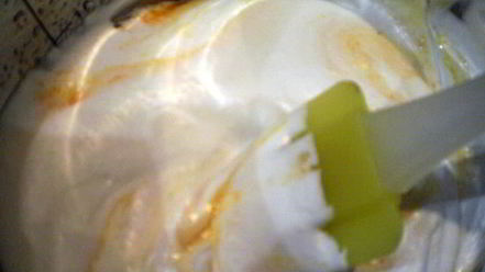 Рецепт торта с профитролями и хурмой