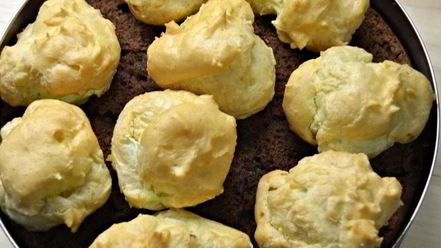 Рецепт торта с профитролями