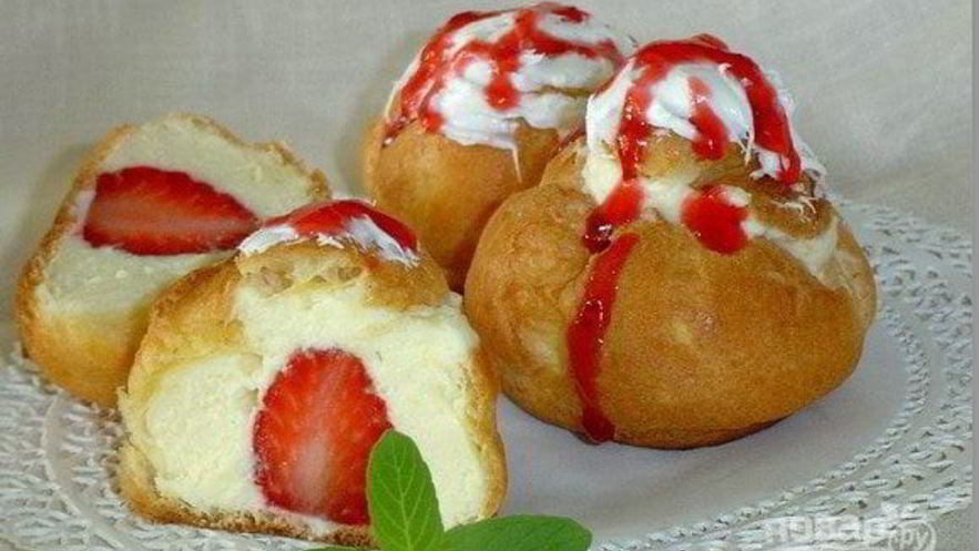 Рецепт творожного крема для профитролей