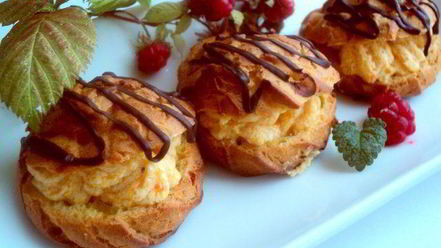 Рецепт эклеров из тыквы