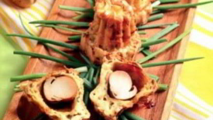 Рецепт эклеров из заварного теста с белыми грибами