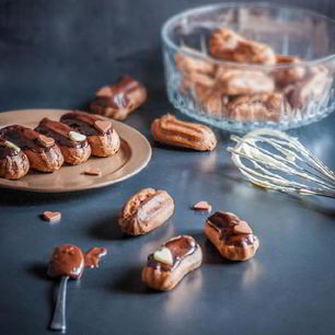 Рецепт Эклеров на заварном тесте с какао