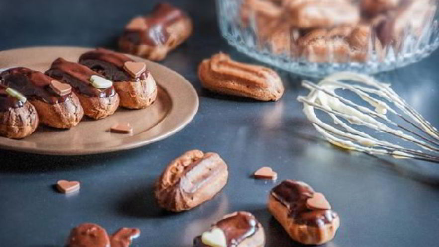 Рецепт эклеров на заварном тесте с какао