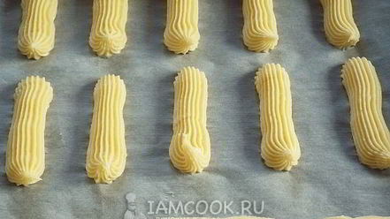 Рецепт эклеров с белковым кремом