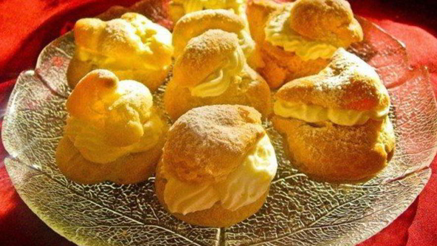 Рецепт эклеров с сырно-сливочным кремом