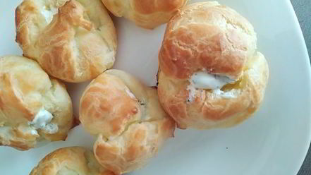 Рецепт закусочных профитролей