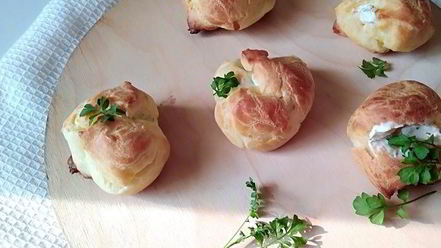 Рецепт закусочных профитролей