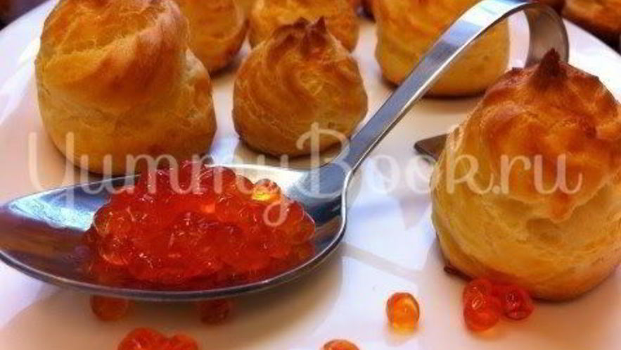 Рецепт закусочных сырных эклеров