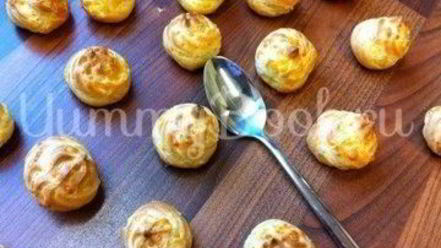 Рецепт закусочных сырных эклеров