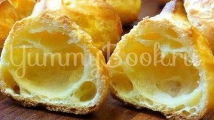 Рецепт закусочных сырных эклеров