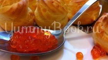 Рецепт закусочных сырных эклеров