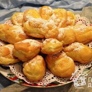 Рецепт Заварного теста на растительном масле для эклеров, профитролей