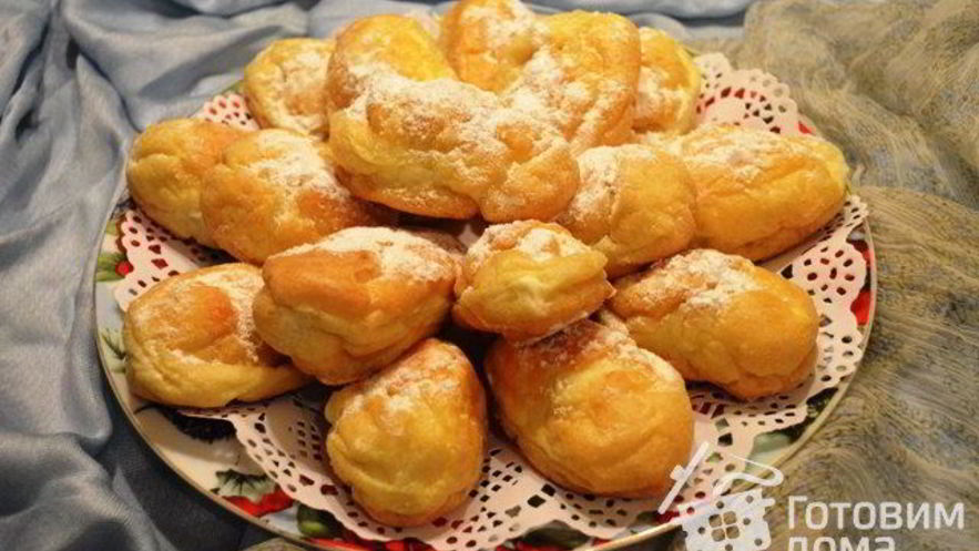 Рецепт заварного теста на растительном масле для эклеров, профитролей