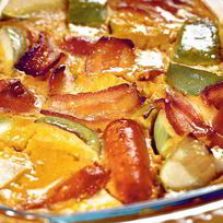 Запеканка с яблоками