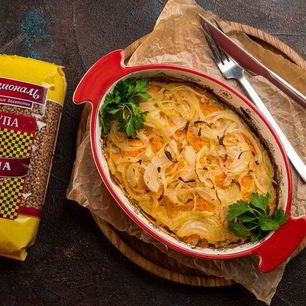 Рецепт Гречневой запеканки с индейкой