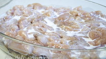 Рецепт картофельной запеканки с курицей и грибами