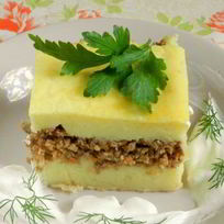 Рецепт Картофельной запеканки с морковью и луком