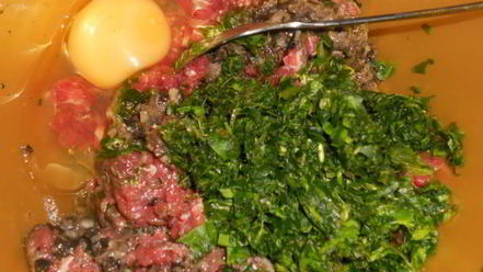 Рецепт картофельной запеканки с мясом и шпинатом