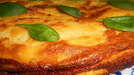 Рецепт картофельной запеканки с мясом и шпинатом