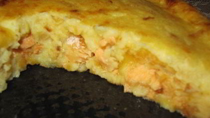 Рецепт Картофельной запеканки с семгой