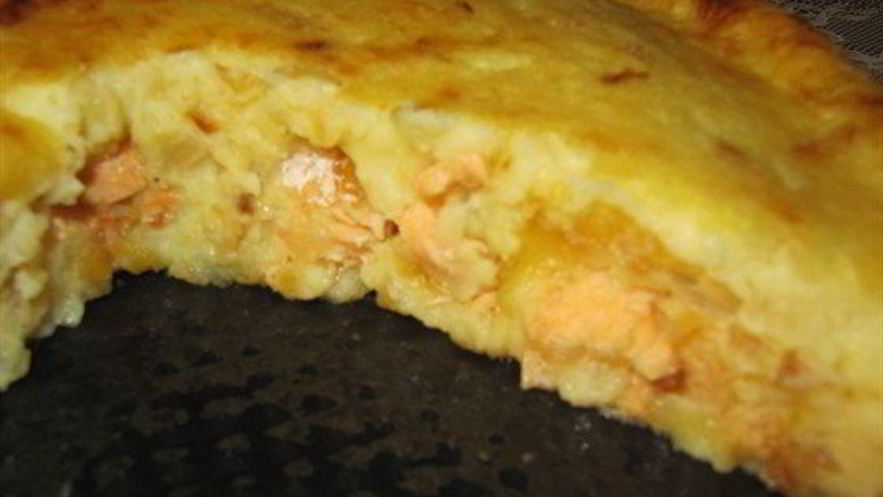 Рецепт картофельной запеканки с семгой