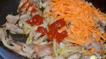 Рецепт мясной запеканки с баклажанами