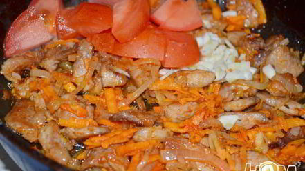 Рецепт мясной запеканки с баклажанами