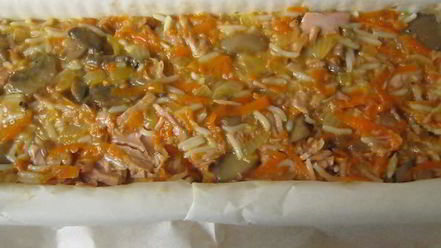 Рецепт овощной запеканки с тунцом