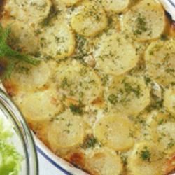 Рецепт Рыбной запеканки с картошкой и укропом