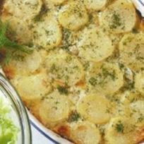 Рецепт Рыбной запеканки с картошкой и укропом