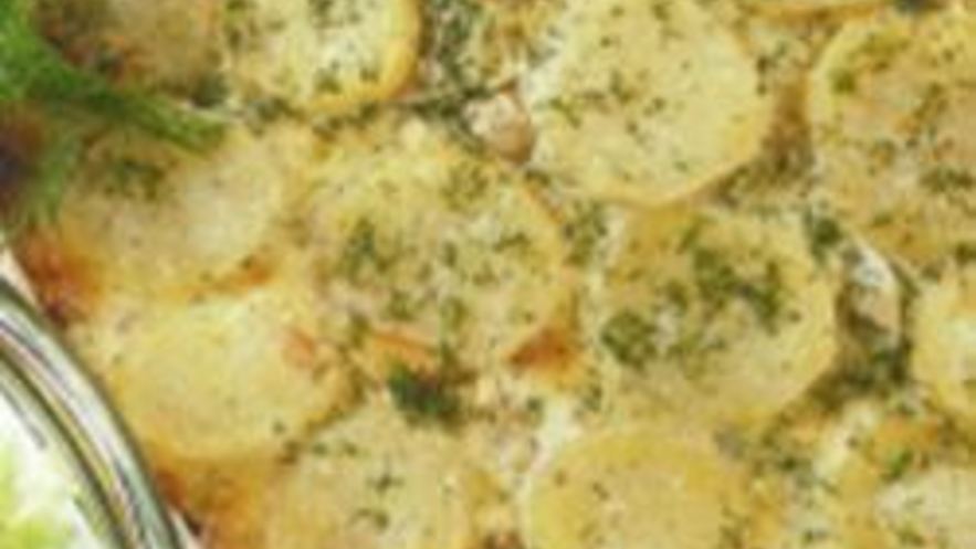 Рецепт рыбной запеканки с картошкой и укропом