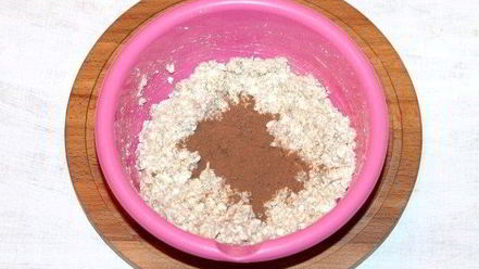 Рецепт шоколадна-творожной запеканка с отрубями