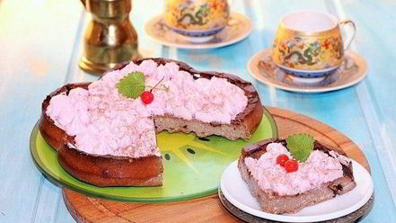 Рецепт шоколадна-творожной запеканка с отрубями