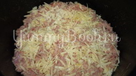 Рецепт сытной запеканки из риса и фарша в мультиварке