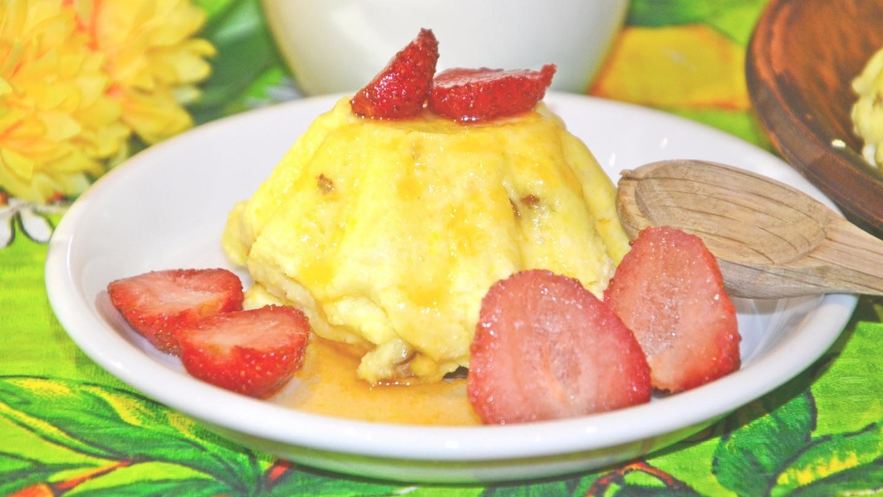 Рецепт творожной запеканки на пару