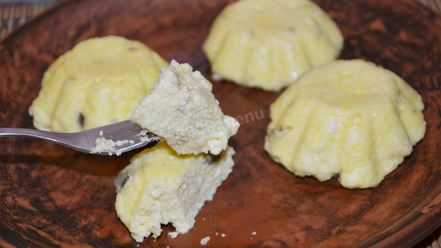 Рецепт творожной запеканки на пару