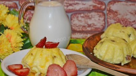 Рецепт творожной запеканки на пару