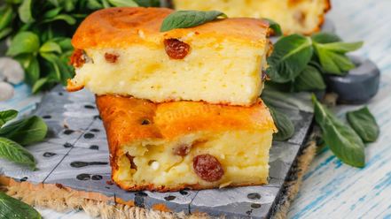 Рецепт творожной запеканки с крахмалом в духовке