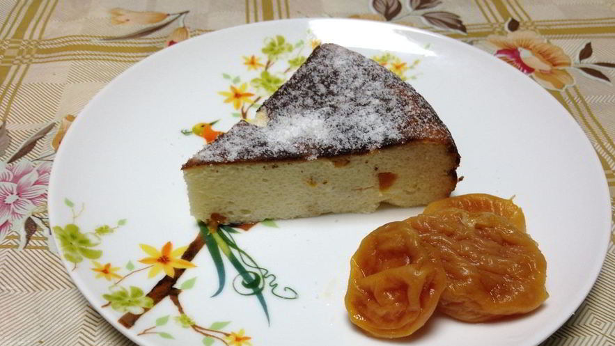 Рецепт творожной запеканки с курагой