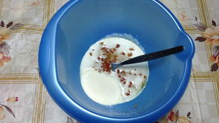 Рецепт творожной запеканки с курагой