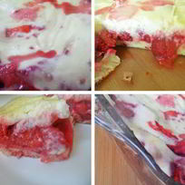 Рецепт Творожной запеканки с малиной и клубникой