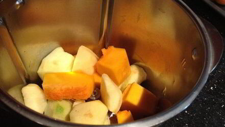 Рецепт творожной запеканки с тыквой и яблоками