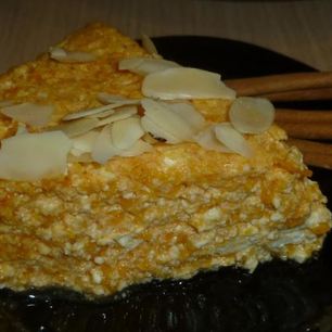 Рецепт Творожной запеканки с тыквой