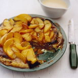 Рецепт Творожно-фруктовой запеканка с апельсиновой цедрой