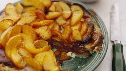 Рецепт Творожно-фруктовой запеканка с апельсиновой цедрой