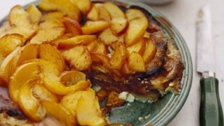 Рецепт творожно-фруктовой запеканка с апельсиновой цедрой